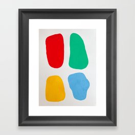 Abstract Shapes Framed Art Print
