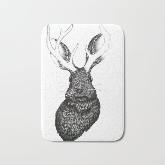 The Jackalope Bath Mat