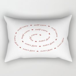 Self Care Spiral Rectangular Pillow
