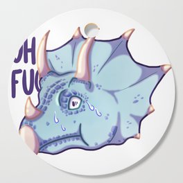 Oh Fu- Triceratops Cutting Board