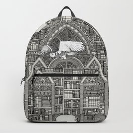 midnight library black Backpack