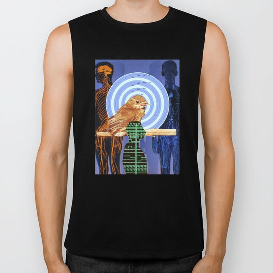 Another Day In Paradise Biker Tank