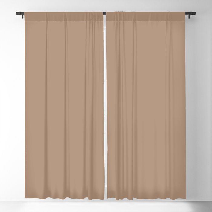 Compassion ~ Light Brown Latte Blackout Curtain