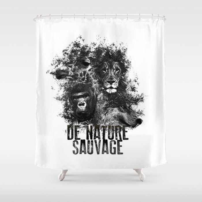 DE NATURE SAUVAGE Shower Curtain
