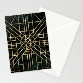 Art Deco design - velvet geo III Stationery Card