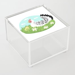 mother hen and chick Acrylic Box