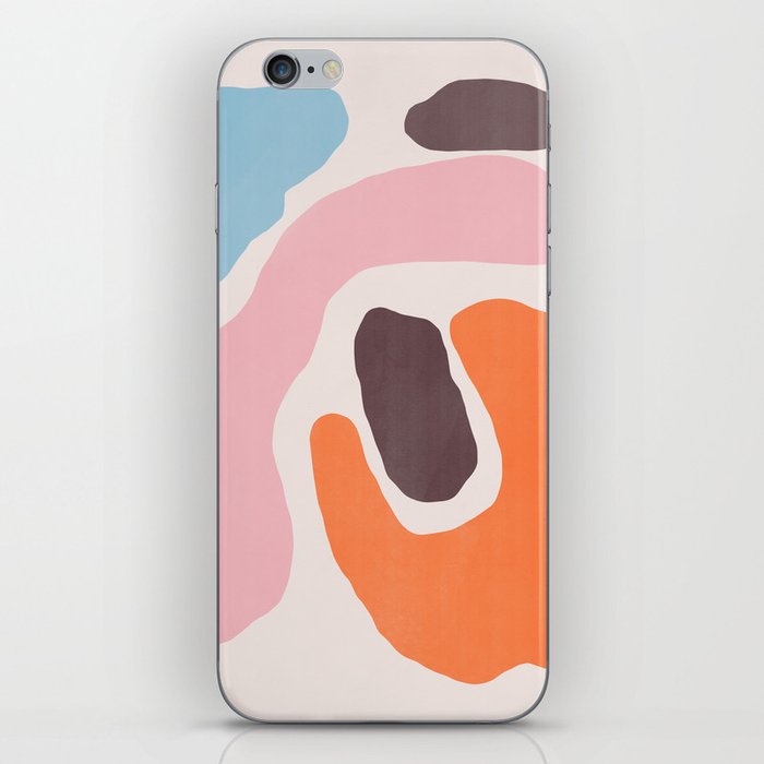 Color abstract shapes 4 iPhone Skin