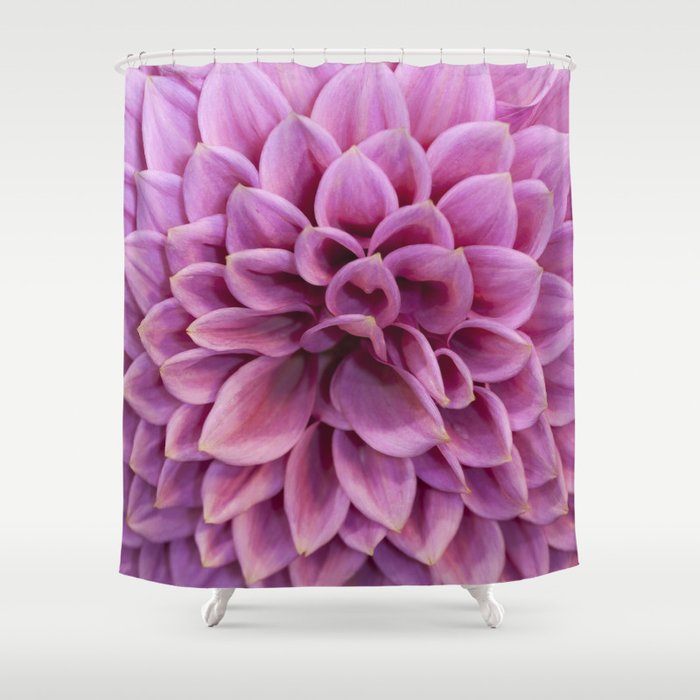 Pink Dahlia Shower Curtain