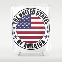 The United States of America - USA Shower Curtain