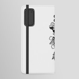 Book Simple Yet Powerful Line Art Illustration Android Wallet Case