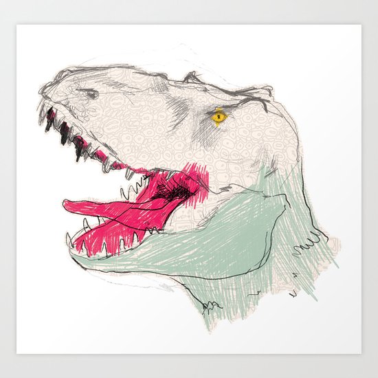 JURASSIC PARK Art Print