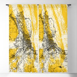 Italy - Palermo City Map Blackout Curtain