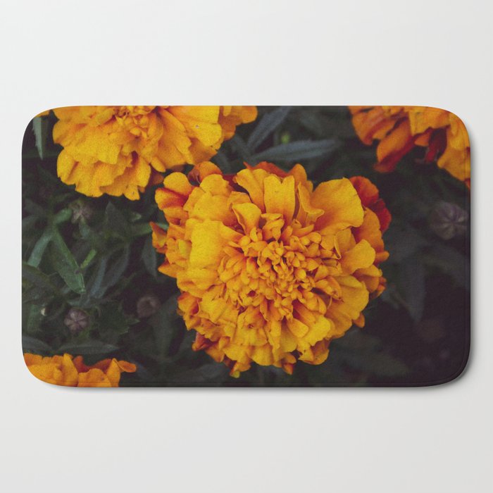 Marigold Flower Bath Mat