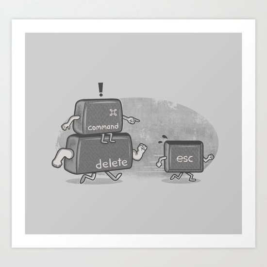 ESC Art Print
