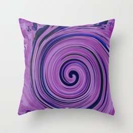 groovy violet Throw Pillow