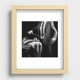 Photography vintage Spanking Art #F0371 Recessed Framed Print