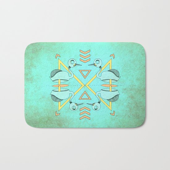 Aztec swan Bath Mat