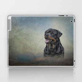 Drawing dog rottweiler 10 Laptop Skin