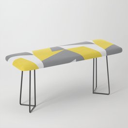 Yellow Arrow Design Bench