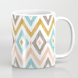 Sketchy Diamond IKAT Coffee Mug