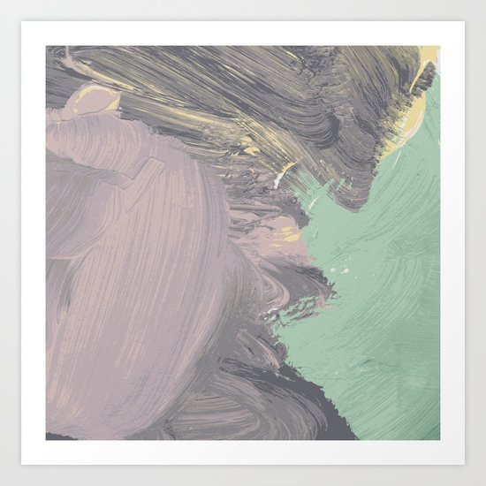 Storming Pastel Art Print