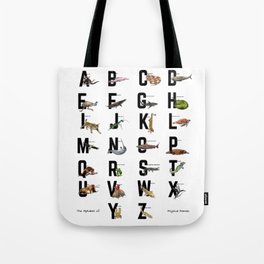 The Alphabet of Atypical Animals Tote Bag
