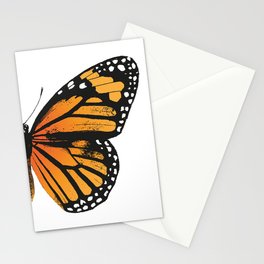 Monarch Butterfly | Right Butterfly Wing | Vintage Butterflies | Stationery Card