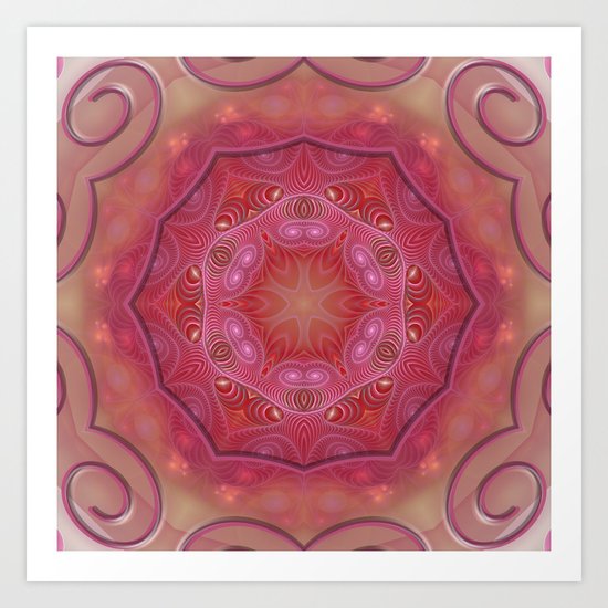 Mandala World Art Print
