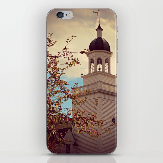 Tower in Autumn iPhone Skin