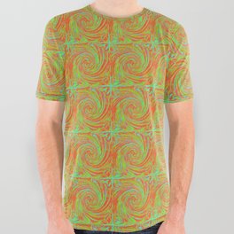 van Gogh Inspired Sunshine All Over Graphic Tee