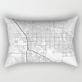 Minimal City Maps - Map Of Tucson, Arizona, United States Rectangular Pillow