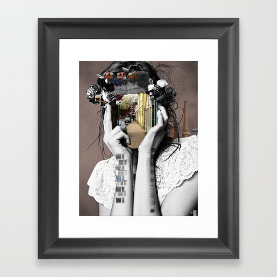 Crazy Woman - Lara Lisa Bella Framed Art Print