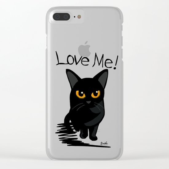 LOVE ME Clear iPhone Case
