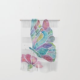 Watercolor Butterly Organic Painting Wall Hanging