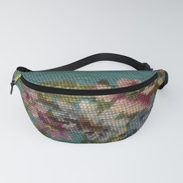 floral needlepoint Fanny Pack
