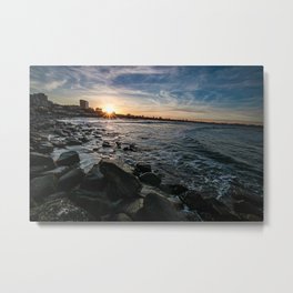 Mogotes Sunset Metal Print | Photo, Sunset, Color, Shore, Mogotes, Sea, Digital, Beach 