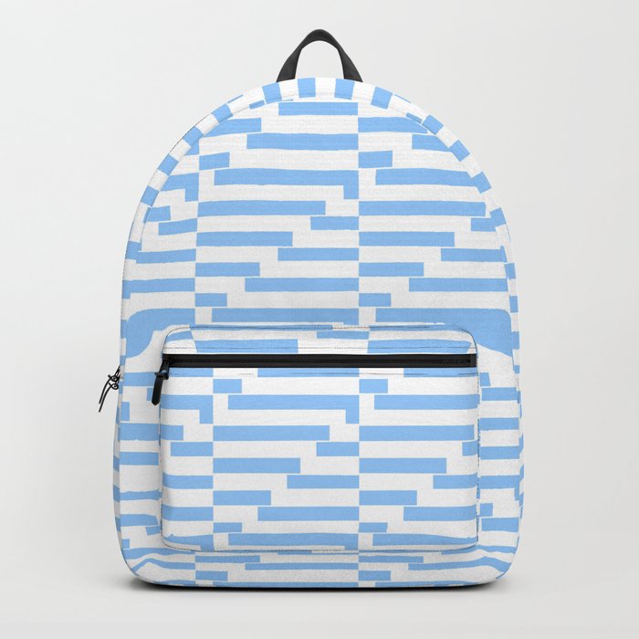 Mariniere marinière blue wave version 2 Backpack