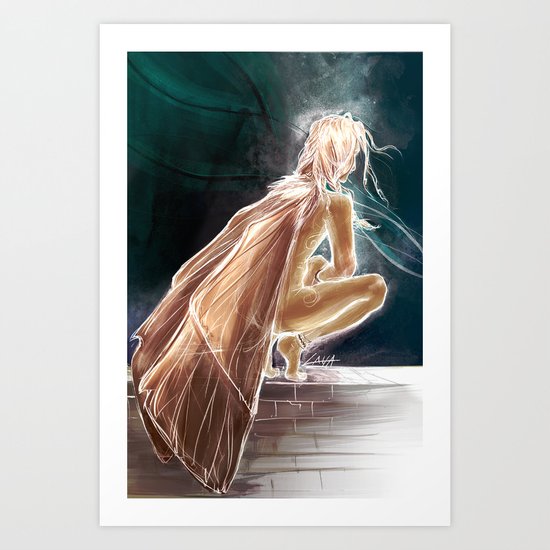 space moth Art Print