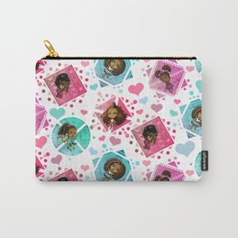 Cute African American Girl Carry-All Pouch