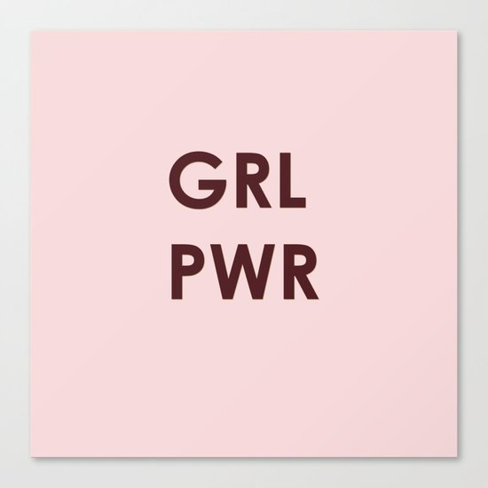 GRL PWR (version 2) Canvas Print