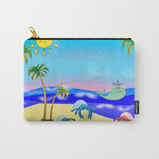 Beach Party for the Baby Crabs Carry-All Pouch