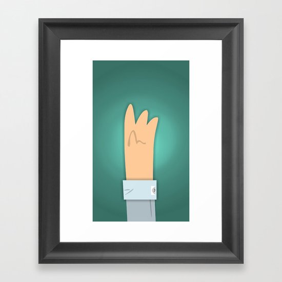 Lefty Framed Art Print