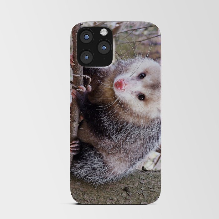 Possum Staredown iPhone Card Case