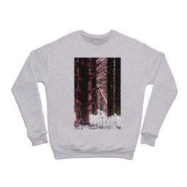 Winter Forest Fir Tree Snow VII - Nature Photography Crewneck Sweatshirt