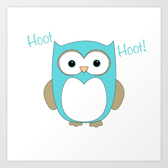 Owl Art Print