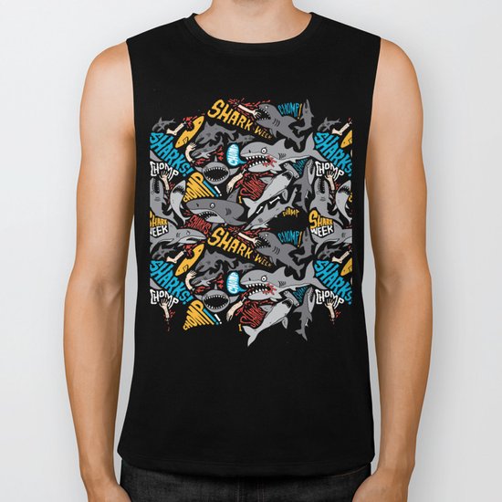 SHARK WEEK! Biker Tank