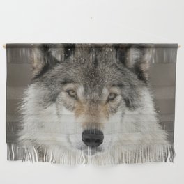 Winter Wolf Wall Hanging