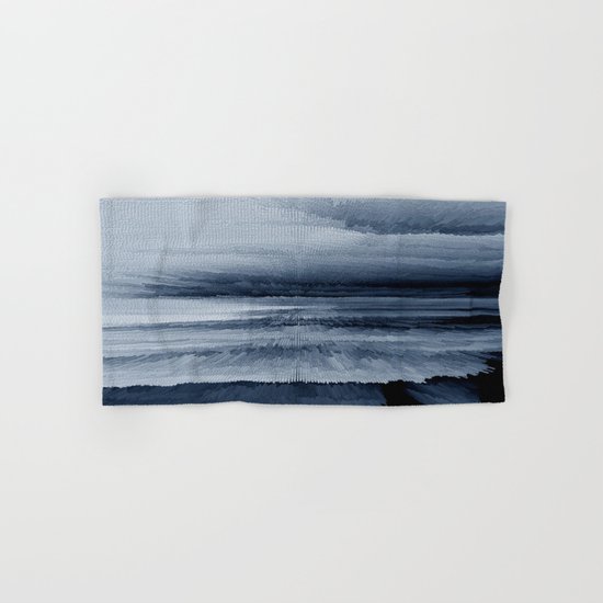 Abstract black painting 2 Hand & Bath Towel