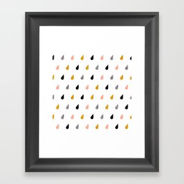 Raindrops Framed Art Print