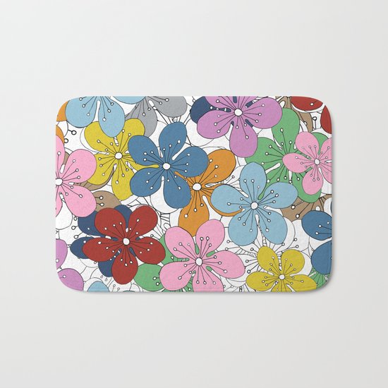 Cherry Blossom Colour - In Memory of Mackenzie Bath Mat